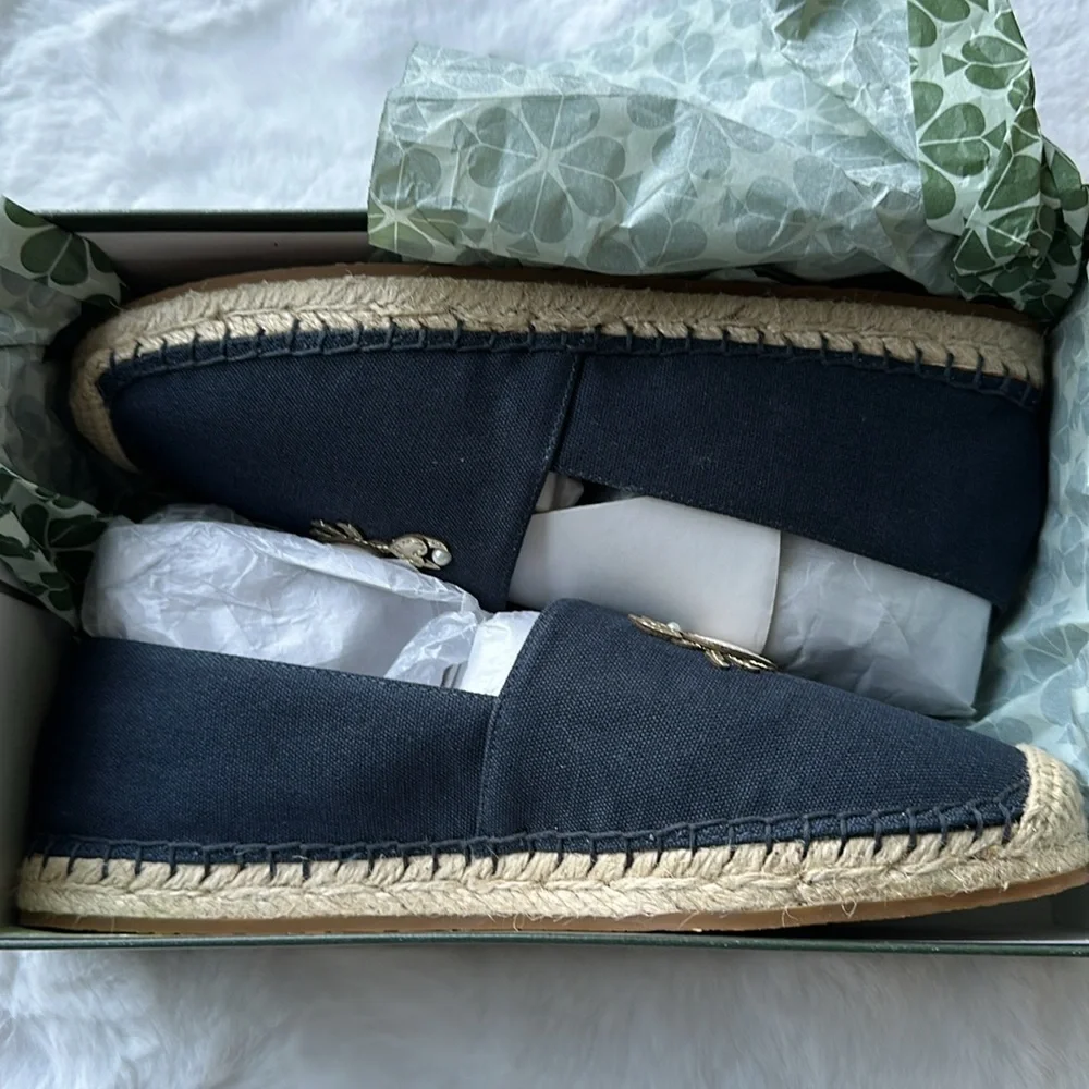 NIB Kate Spade Beach Date Espadrille Blazer Blue Crab size 8
